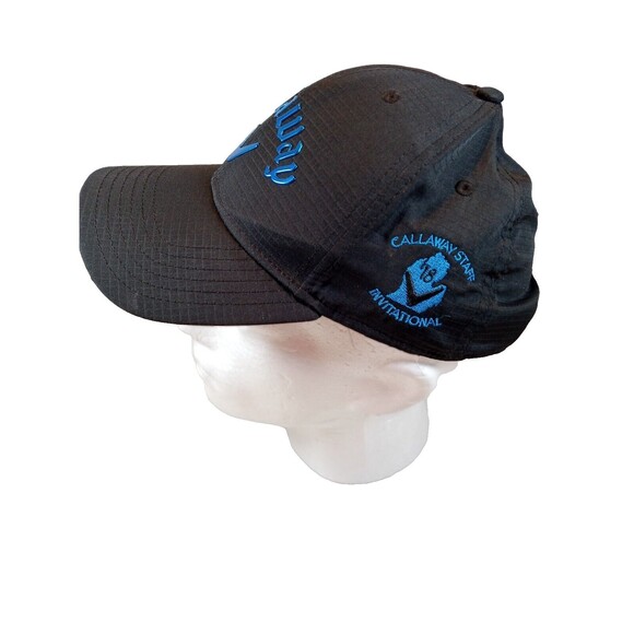 Callaway Golf Hat Black/w Blue Lettering Adjustable-Callaway Staff Invitational - Picture 3 of 9